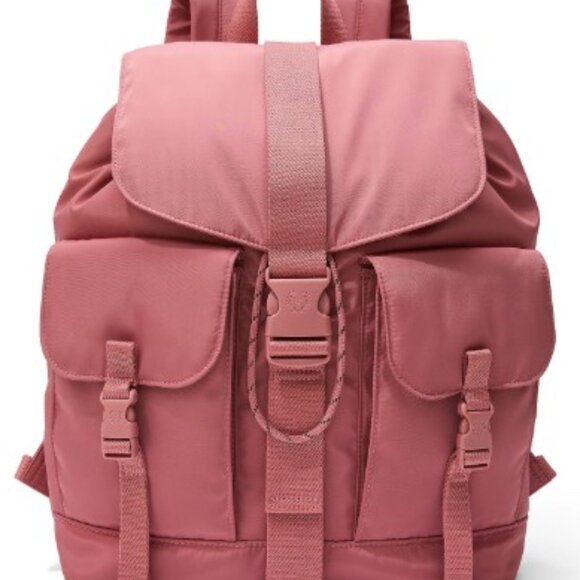 NWT Pink VS Nylon Backpack with EXTRA Pockets?FREE VS Mist Shimmer Spray? main image 4